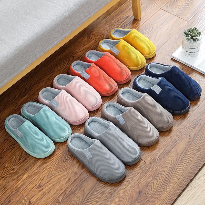 New Cotton Slippers For Women, , For Home Use And Outdoor Wear, , Silent, Non-Slip, Warm, Couple, Postpartum, Student, - Image 2